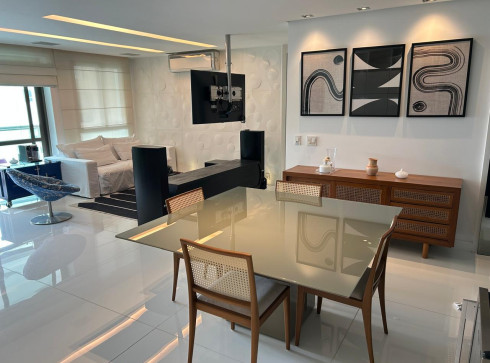 Apartamento de Alto Padrão para Locação | Atmosfera Península | 3 Suítes | Mobiliado