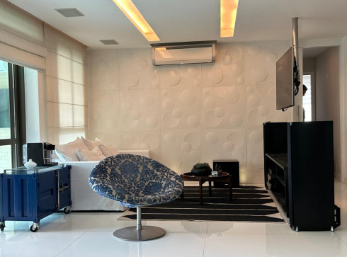 Apartamento de Alto Padrão para Locação | Atmosfera Península | 3 Suítes | Mobiliado